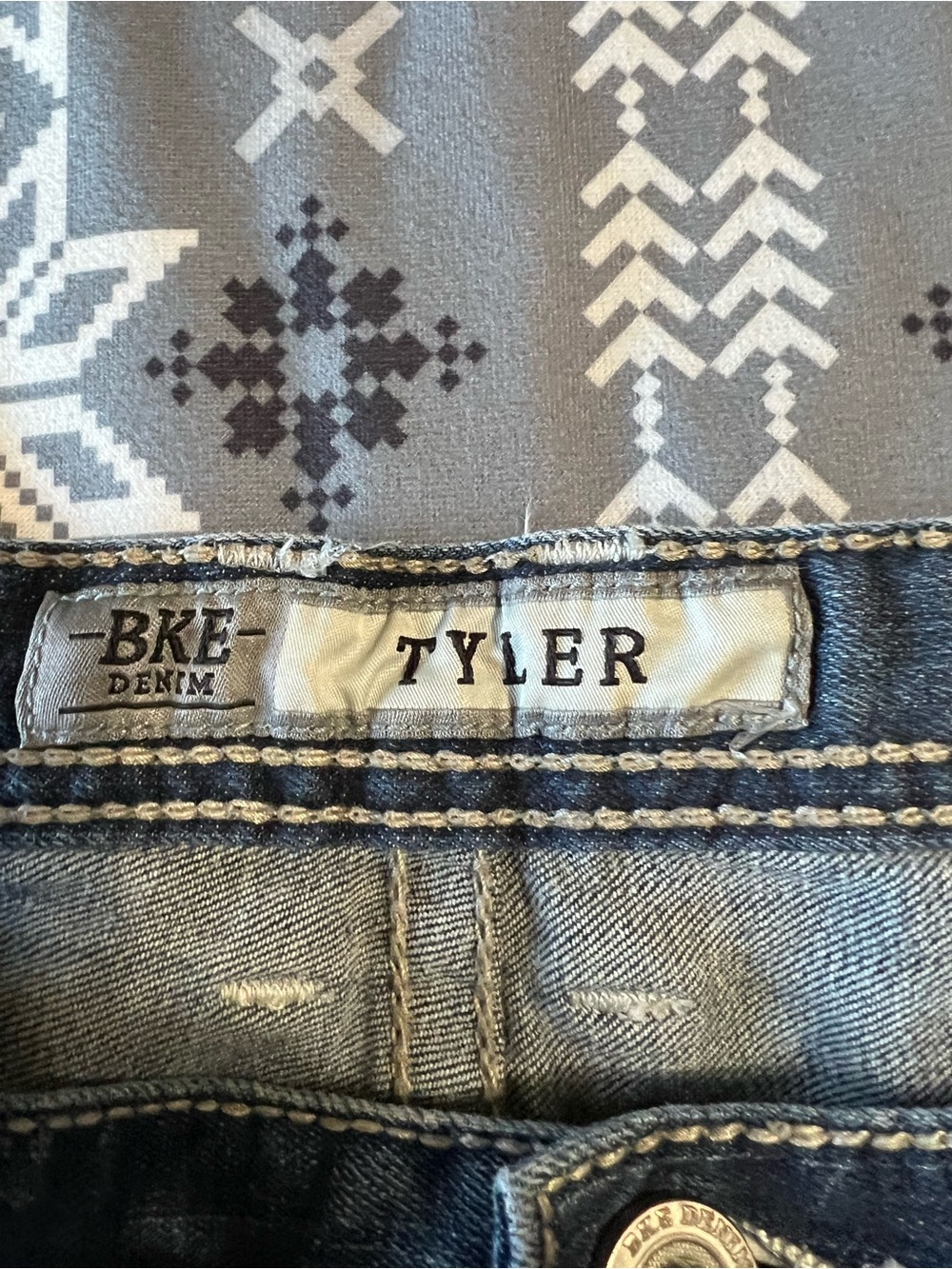BKE Men's Blue Bootcut Jeans - Picture 3 of 8